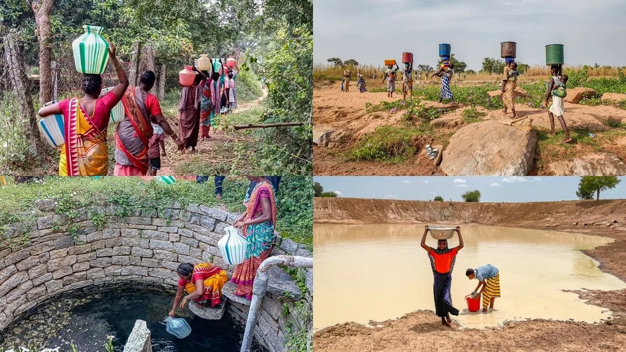 Women in India and Ghana